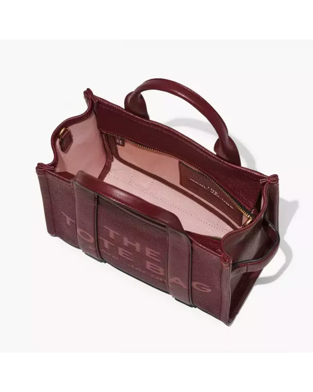 Marc Jacobs The Tote Bag Leather Small  - chianti