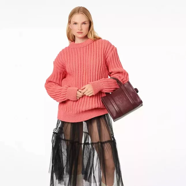 Marc Jacobs The Tote Bag Leather Small  - chianti