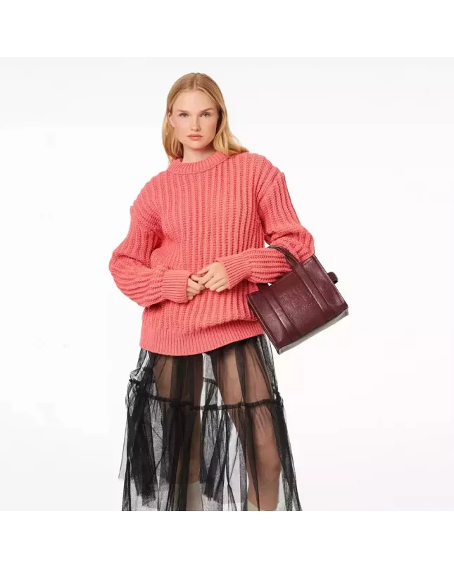 Marc Jacobs The Tote Bag Leather Small  - chianti