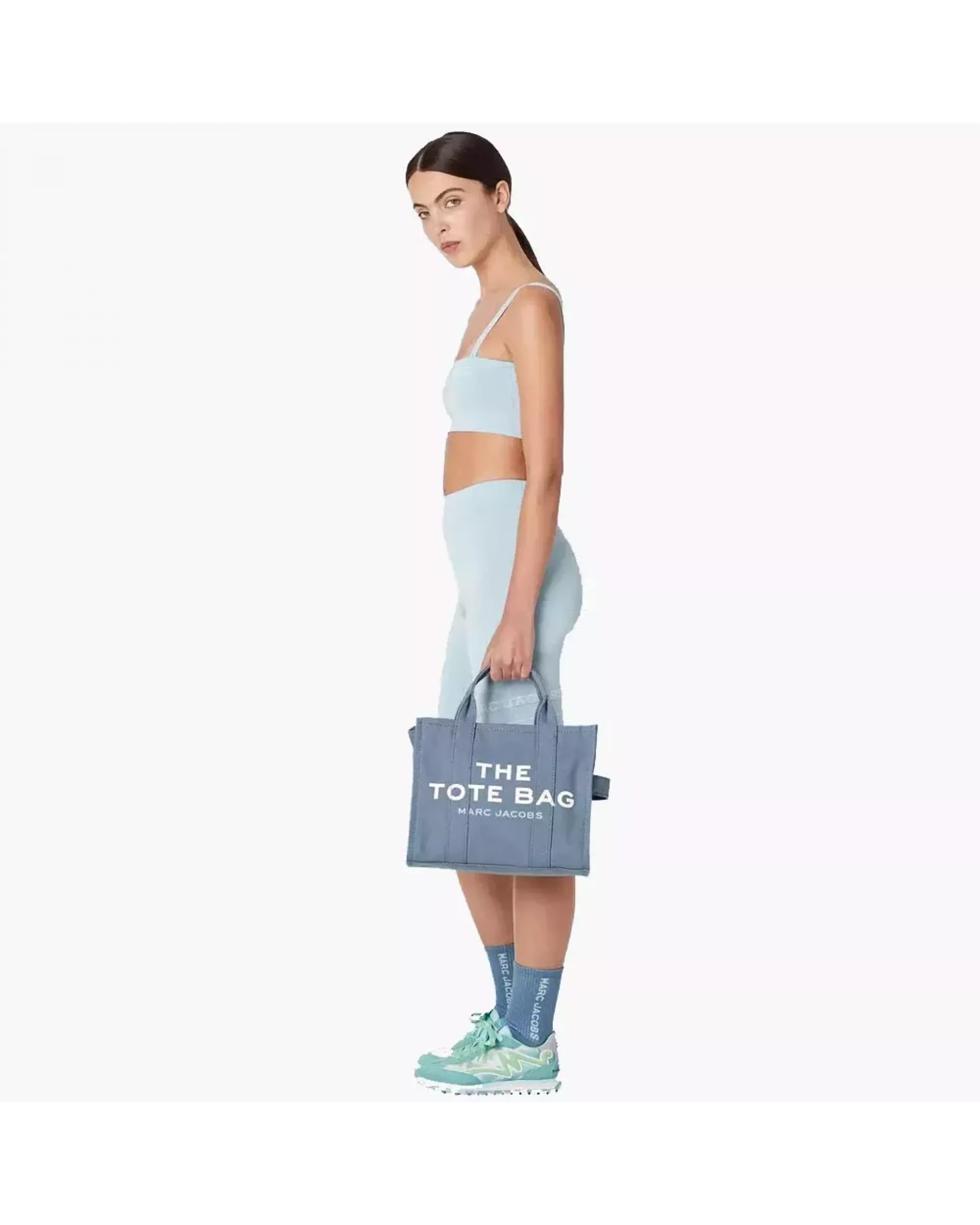 The Canvas Medium Tote Bag - Blue Shodow