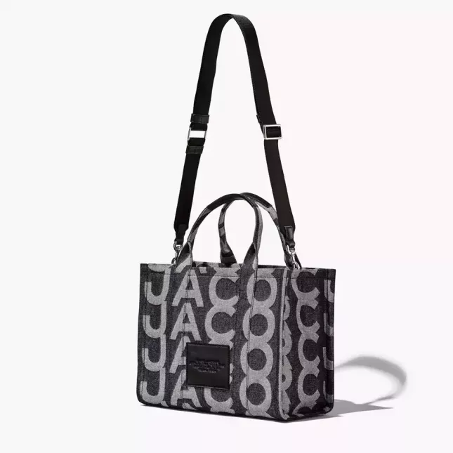 Marc Jacobs The Tote Bag Monogram Denim Medium