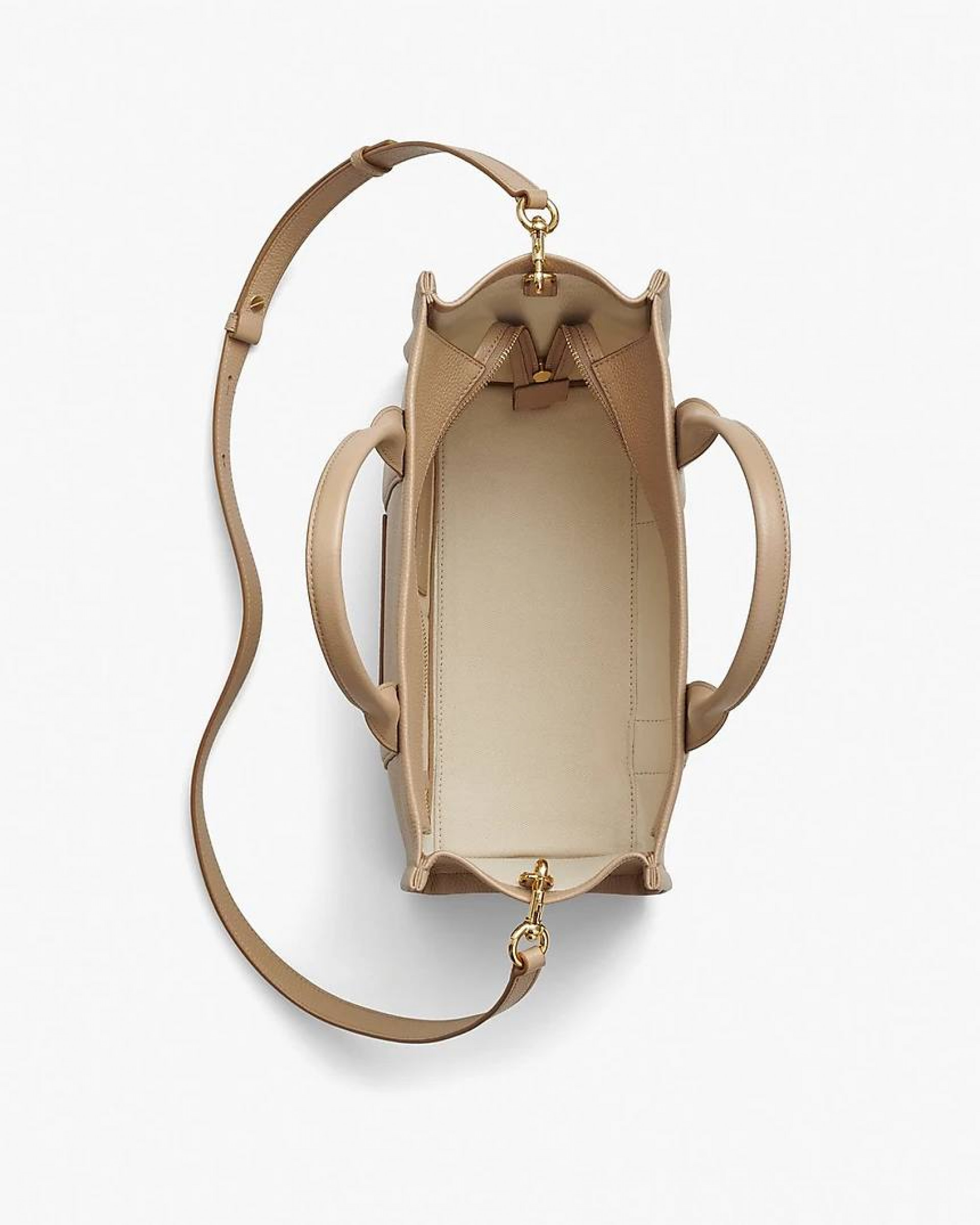 The Tote Bag Leather Medium - Camel