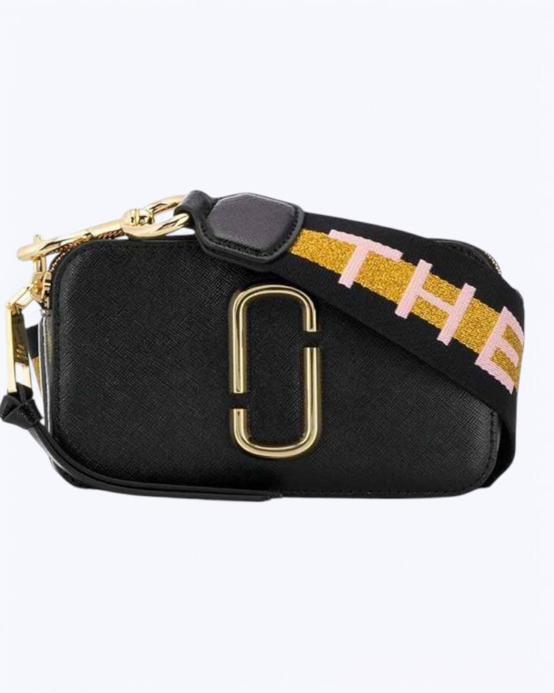 Сумка Marc Jacobs logo strap snapshot - new black multi
