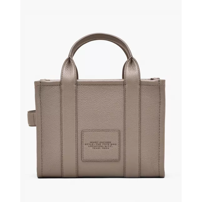 Marc Jacobs The Tote Bag Leather Small - cement