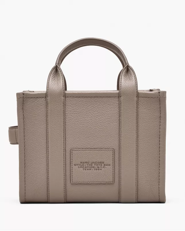 Marc Jacobs The Tote Bag Leather Small - cement