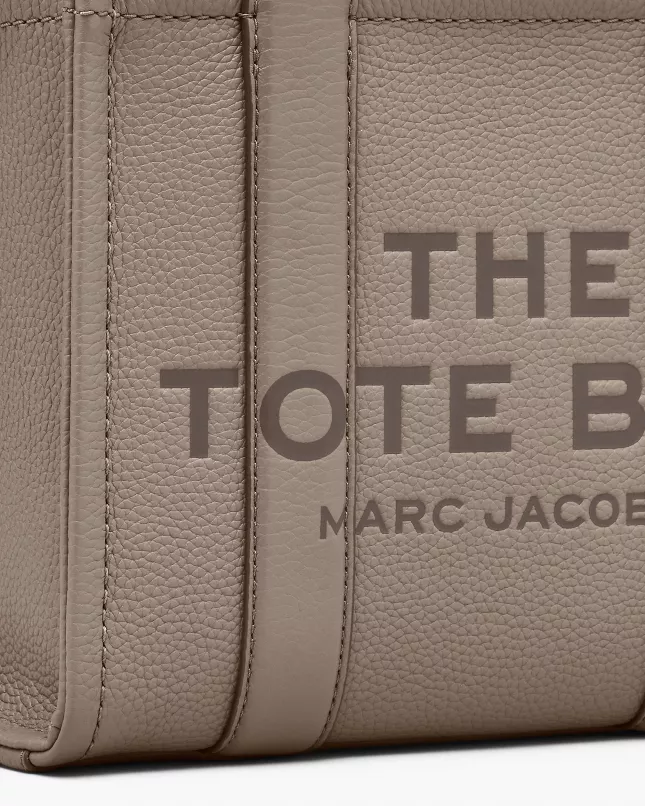 Marc Jacobs The Tote Bag Leather Small - cement