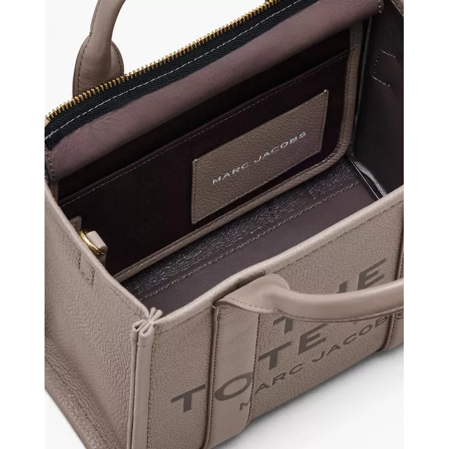 Marc Jacobs The Tote Bag Leather Small - cement