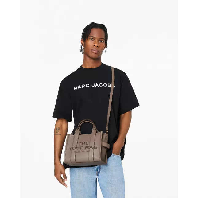 Marc Jacobs The Tote Bag Leather Small - cement