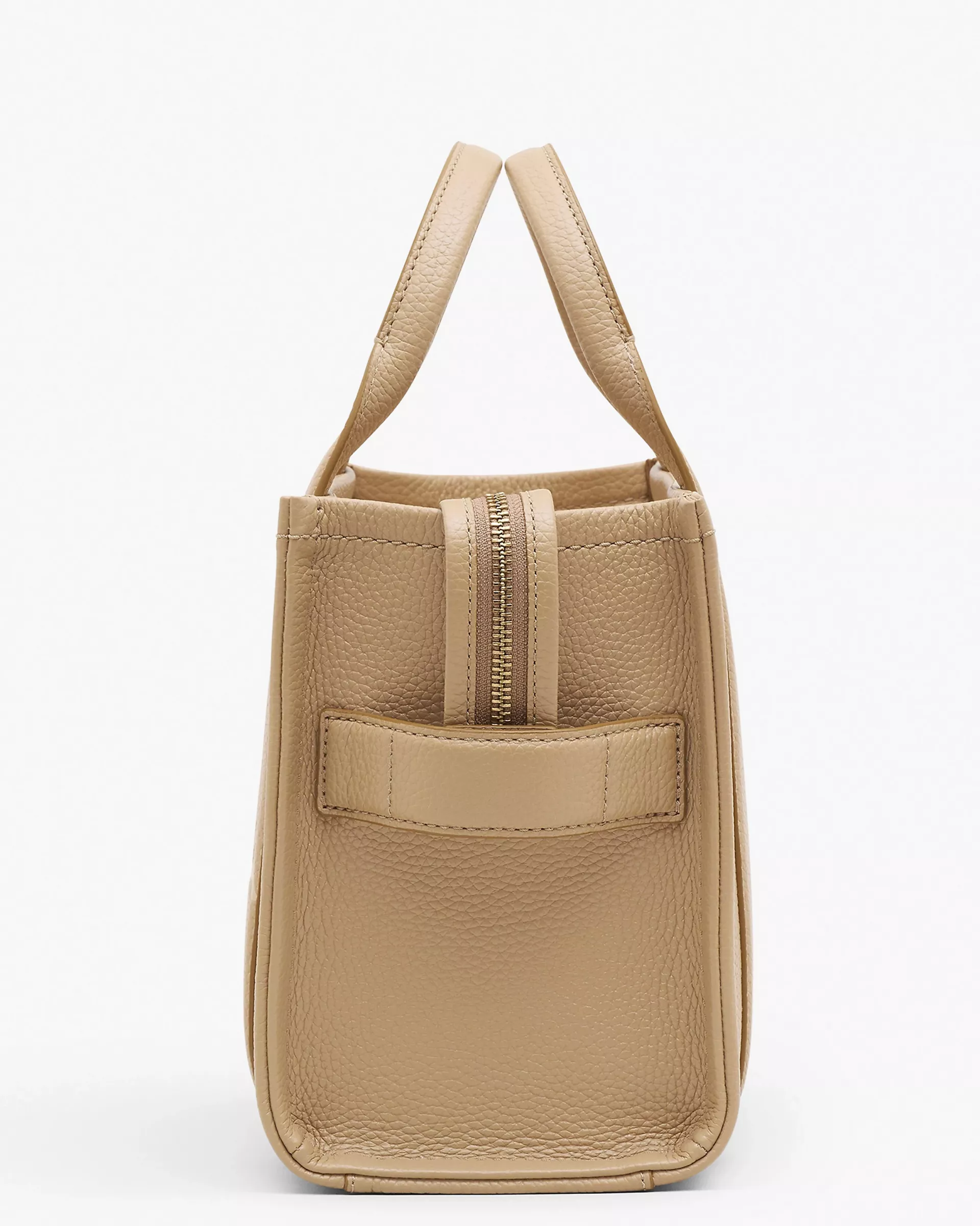 The Leather Small Tote Bag - Camel