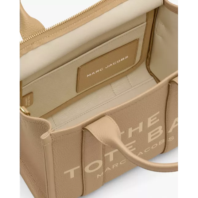 Marc Jacobs The Leather Small Tote Bag - camel