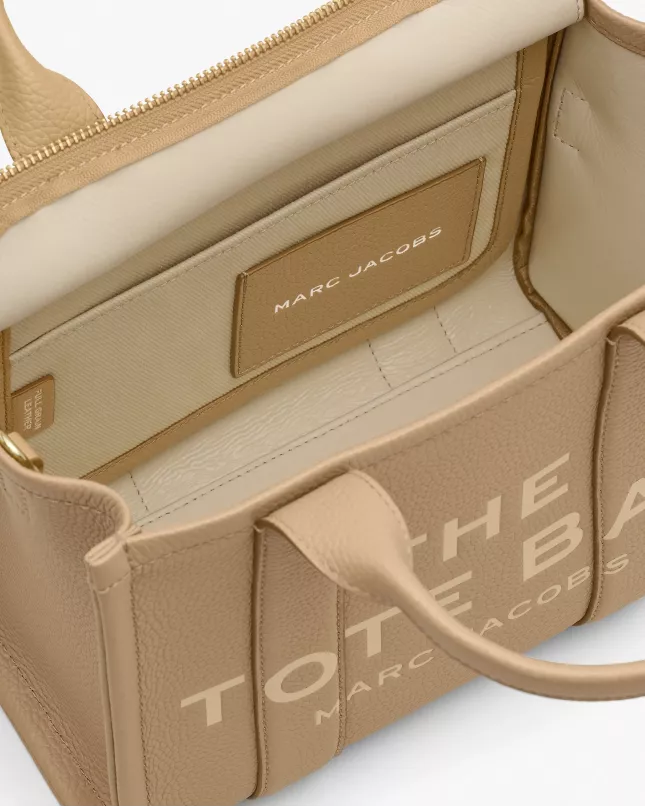 Marc Jacobs The Leather Small Tote Bag - camel