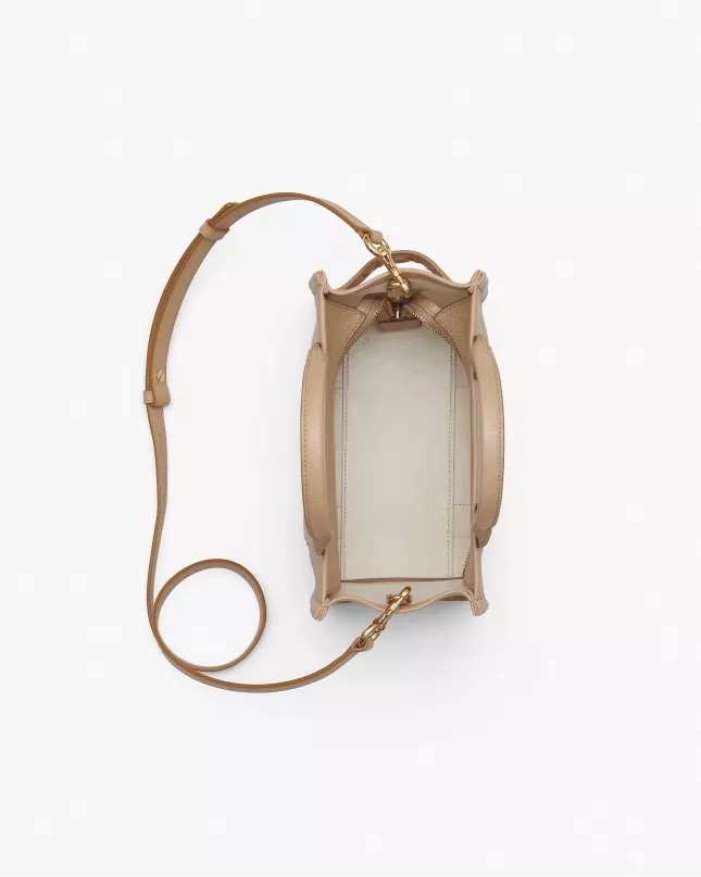 Marc Jacobs The Leather Small Tote Bag - camel