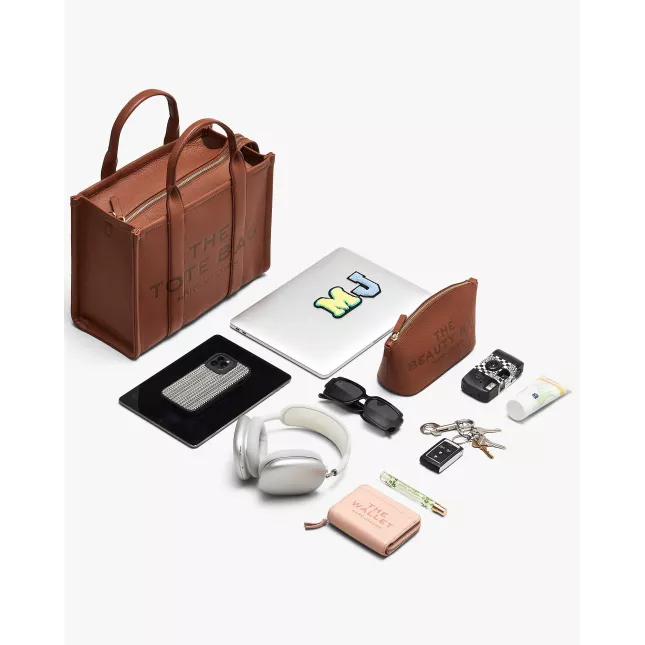 Marc Jacobs The Tote Bag Leather Medium - camel
