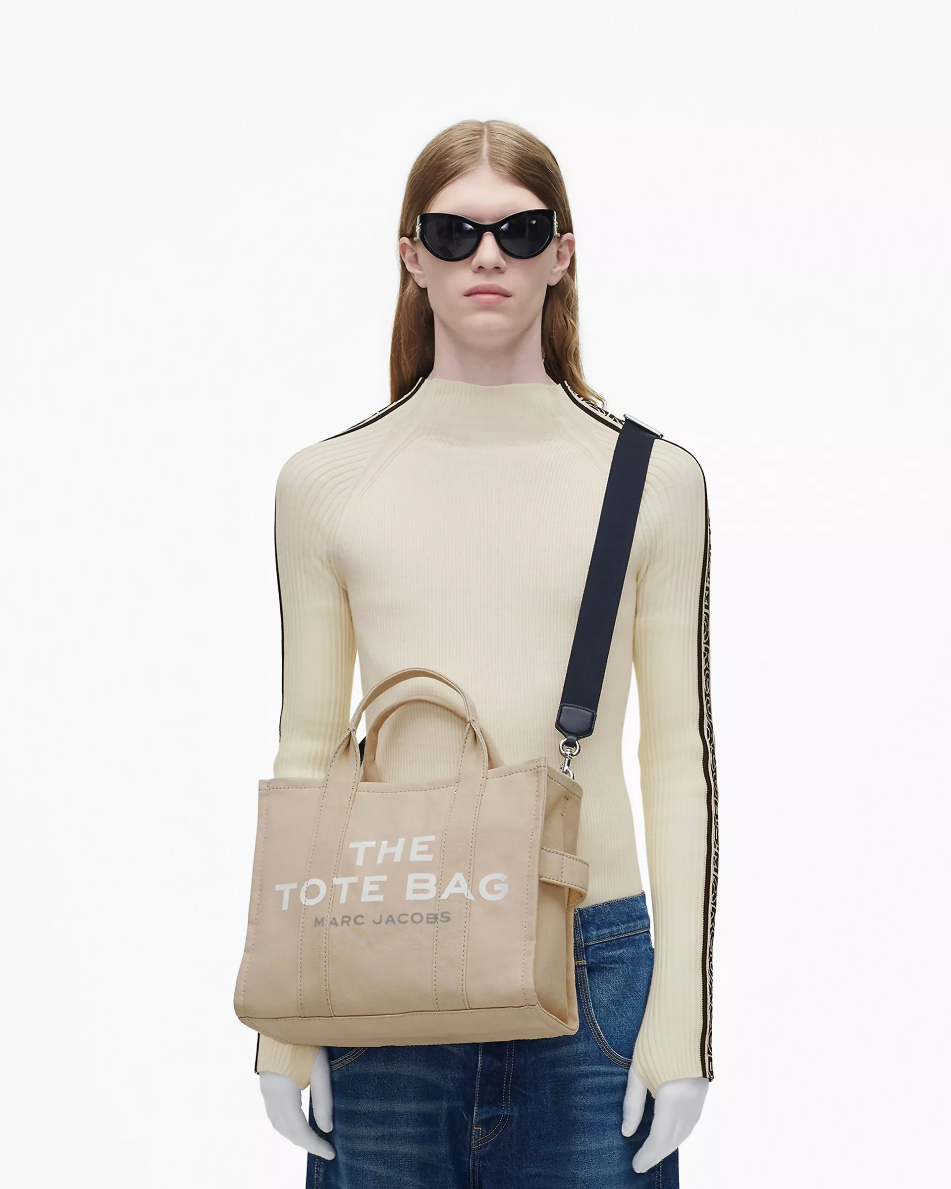 The Canvas Medium Tote Bag - Beige