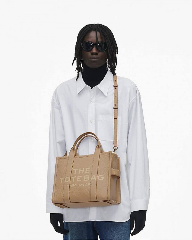 Marc Jacobs The Tote Bag Leather Medium - camel