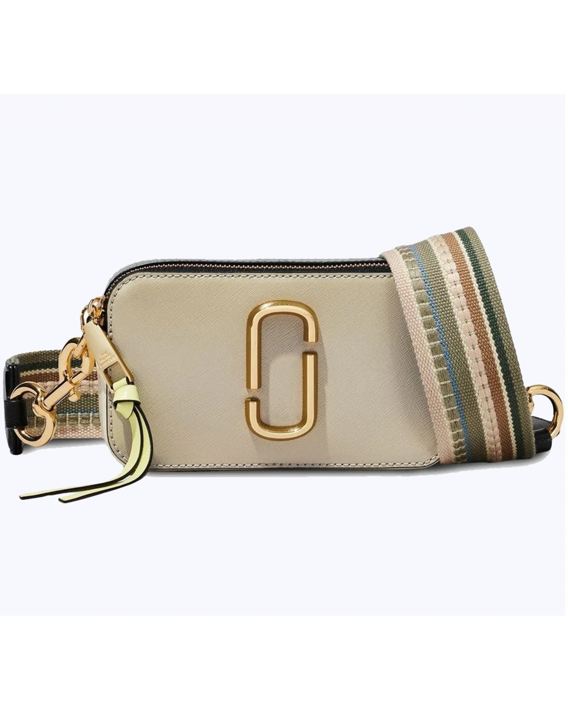 Сумка Marc Jacobs Snapshot the colorblock - silver sage multi