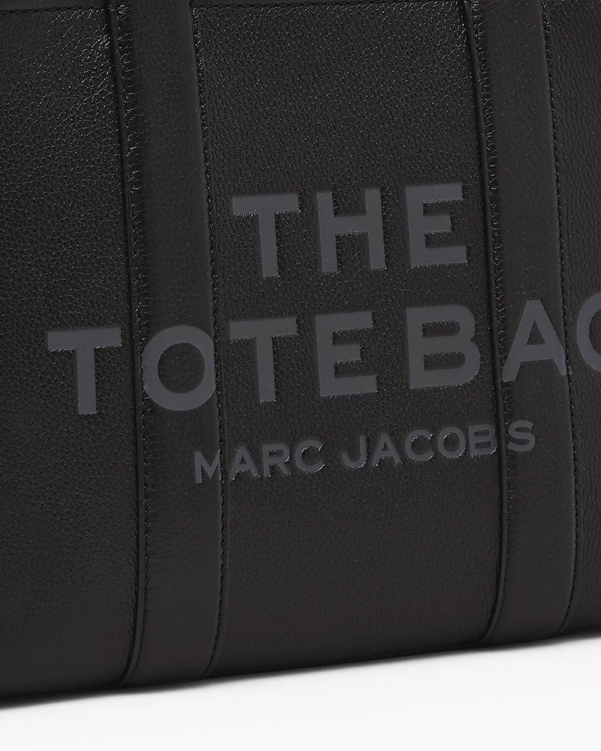 The Tote Bag Leather Medium - Black
