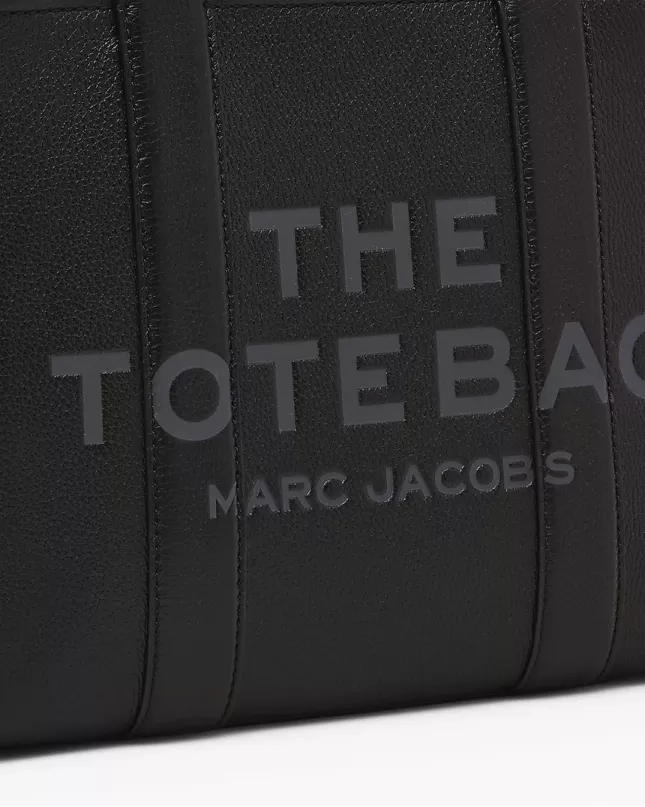 Marc Jacobs The Tote Bag Leather Medium - black