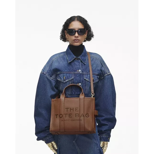 Marc Jacobs The Tote Bag Leather Medium - Argan Oil