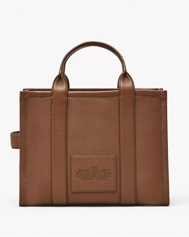 Marc Jacobs The Tote Bag Leather Medium - Argan Oil