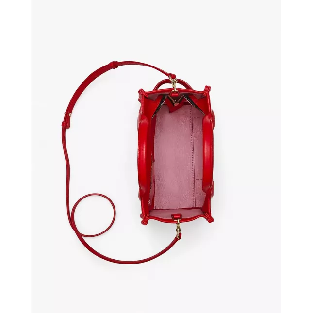 Marc Jacobs The Tote Bag Leather Medium - true red