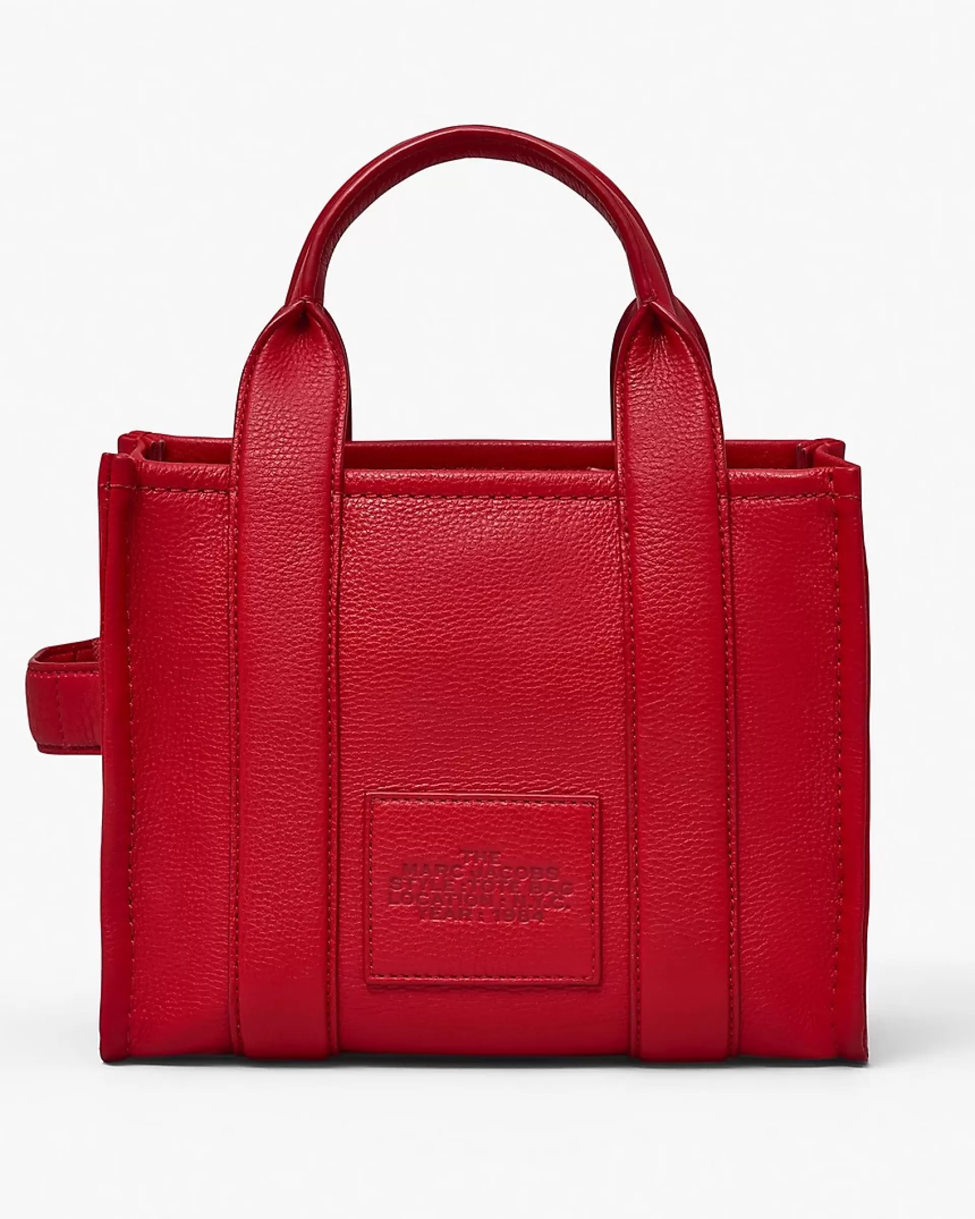The Tote Bag Leather Medium - Trued Red
