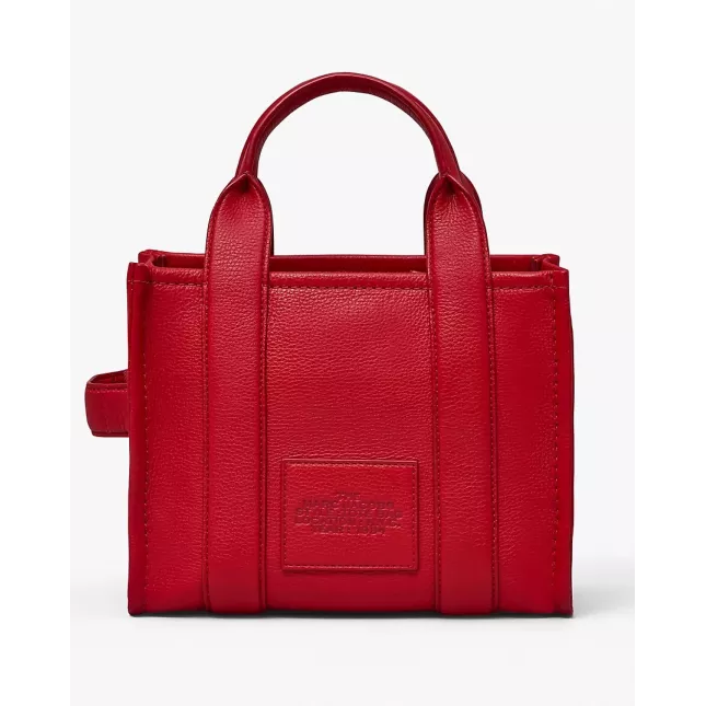 Marc Jacobs The Tote Bag Leather Medium - true red