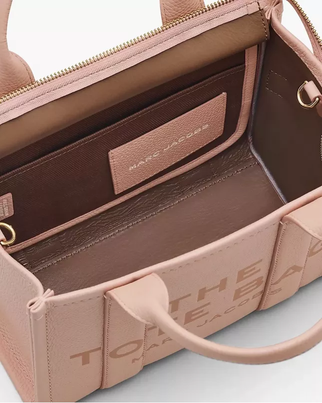 Marc Jacobs The Tote Bag Leather Medium - rose dust