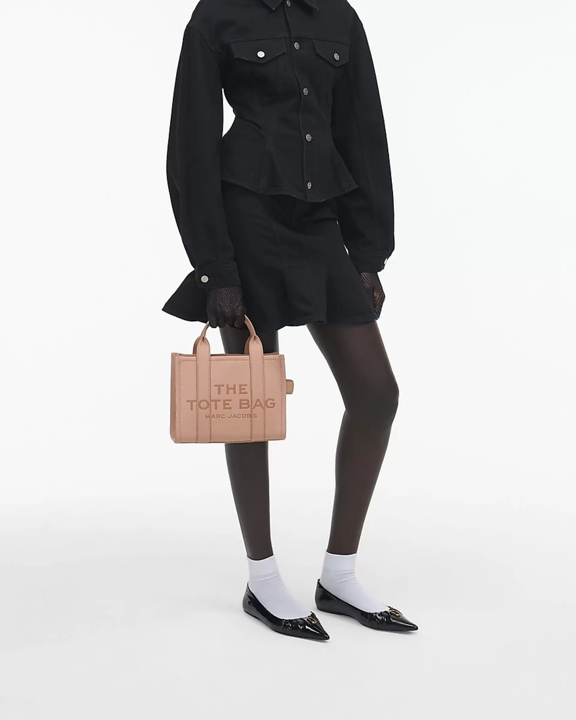 The Tote Bag Leather Medium - Rose Dust