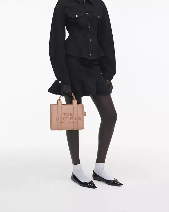 Marc Jacobs The Tote Bag Leather Medium - rose dust