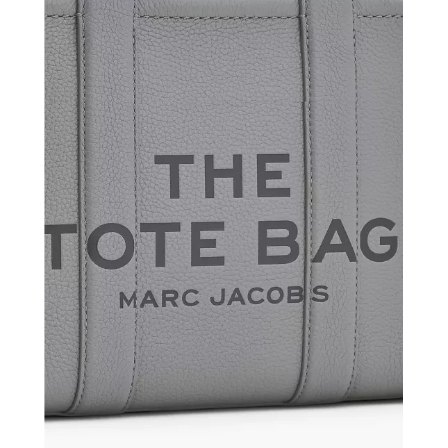 Marc Jacobs The Tote Bag Leather Medium - wolf grey