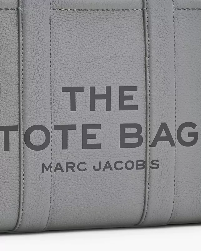 Marc Jacobs The Tote Bag Leather Medium - wolf grey
