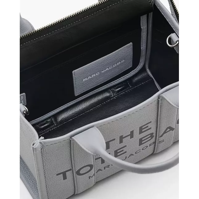Marc Jacobs The Tote Bag Leather Medium - wolf grey