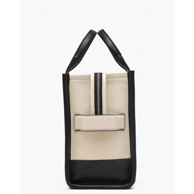 Marc Jacobs The Tote Bag Leather Colorblock Small  - ivory multi