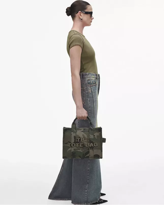  Marc Jacobs The Camouflage Canvas Medium Tote Bag