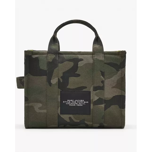  Marc Jacobs The Camouflage Canvas Medium Tote Bag