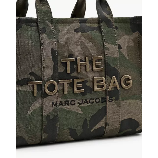  Marc Jacobs The Camouflage Canvas Medium Tote Bag