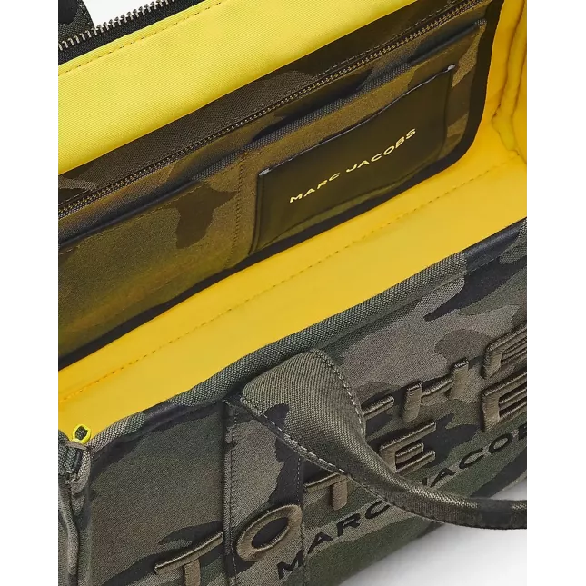  Marc Jacobs The Camouflage Canvas Medium Tote Bag