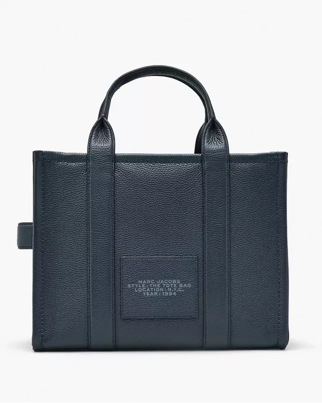  Marc Jacobs The Tote Bag Leather Medium - blue sea