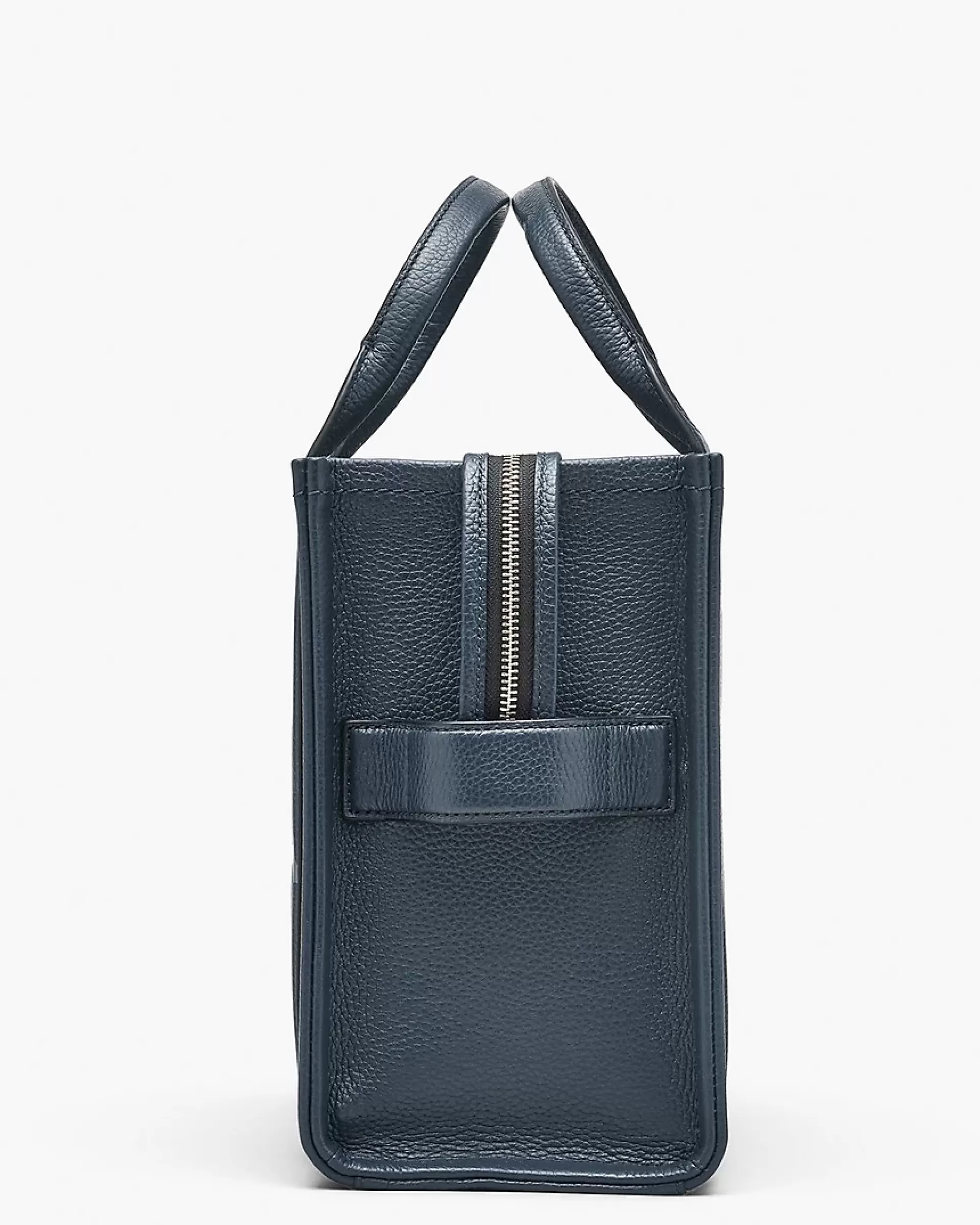 The Tote Bag Leather Medium - Blue Sea