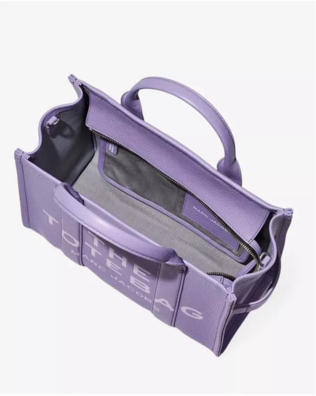 Marc Jacobs The Tote Bag Leather Medium - lavender