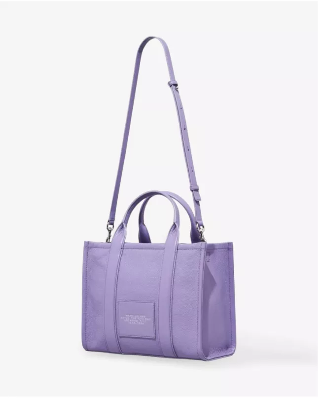 Marc Jacobs The Tote Bag Leather Medium - lavender