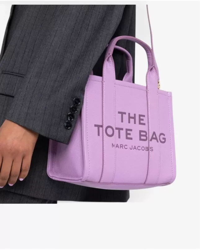  Marc Jacobs The Tote Bag Leather Medium - Regal Orhid 