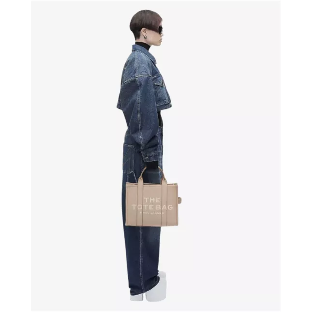  Marc Jacobs The Tote Bag Leather Medium - twine