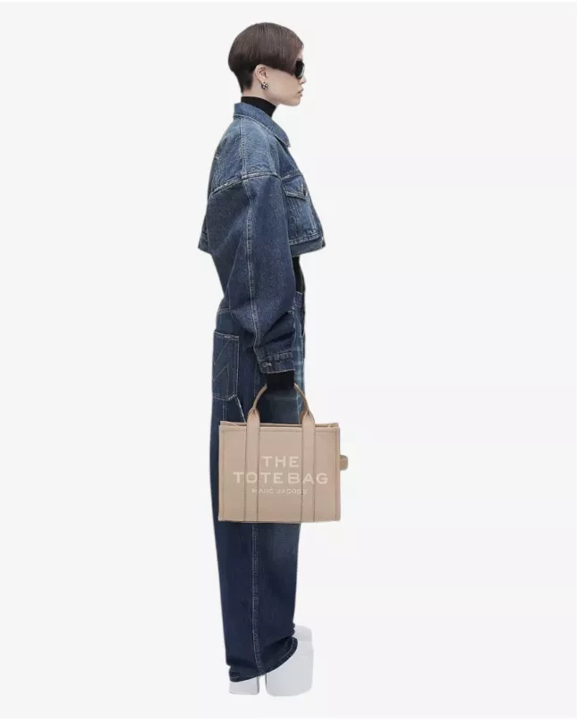  Marc Jacobs The Tote Bag Leather Medium - twine