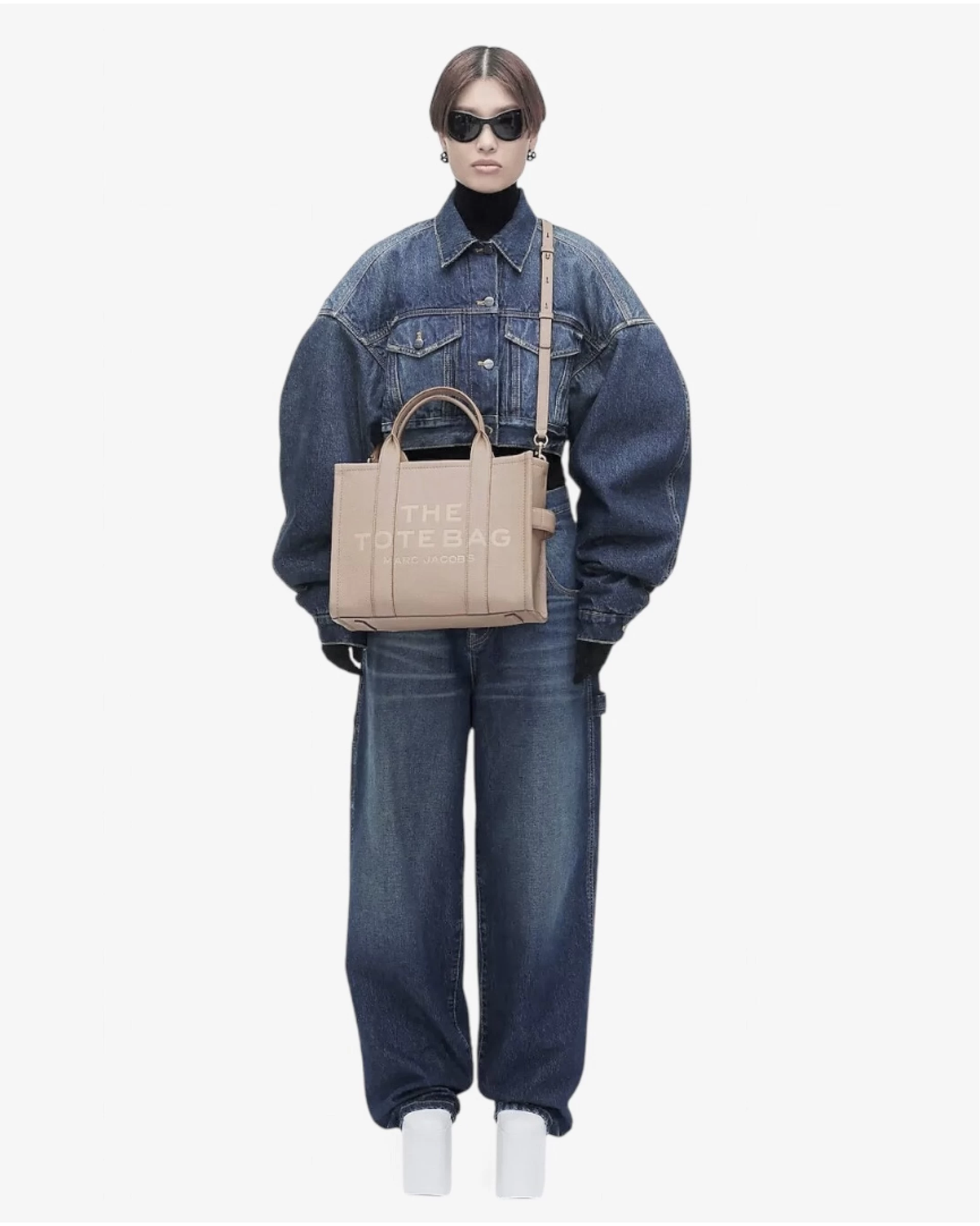 The Tote Bag Leather Medium - Twine