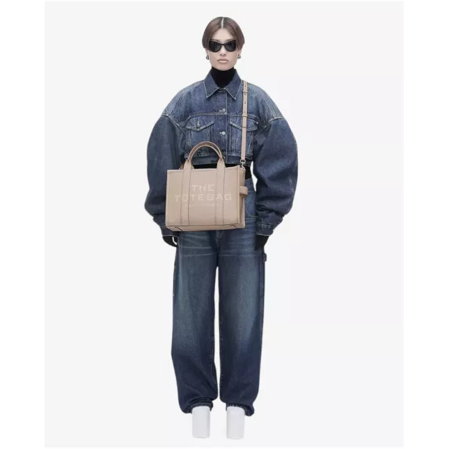  Marc Jacobs The Tote Bag Leather Medium - twine