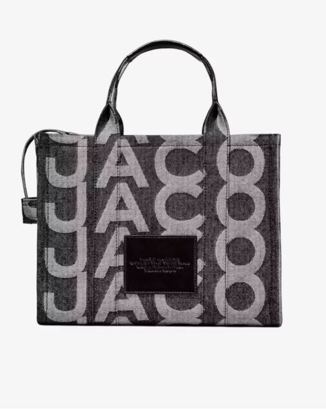 Marc Jacobs The Tote Bag Monogram Denim Medium