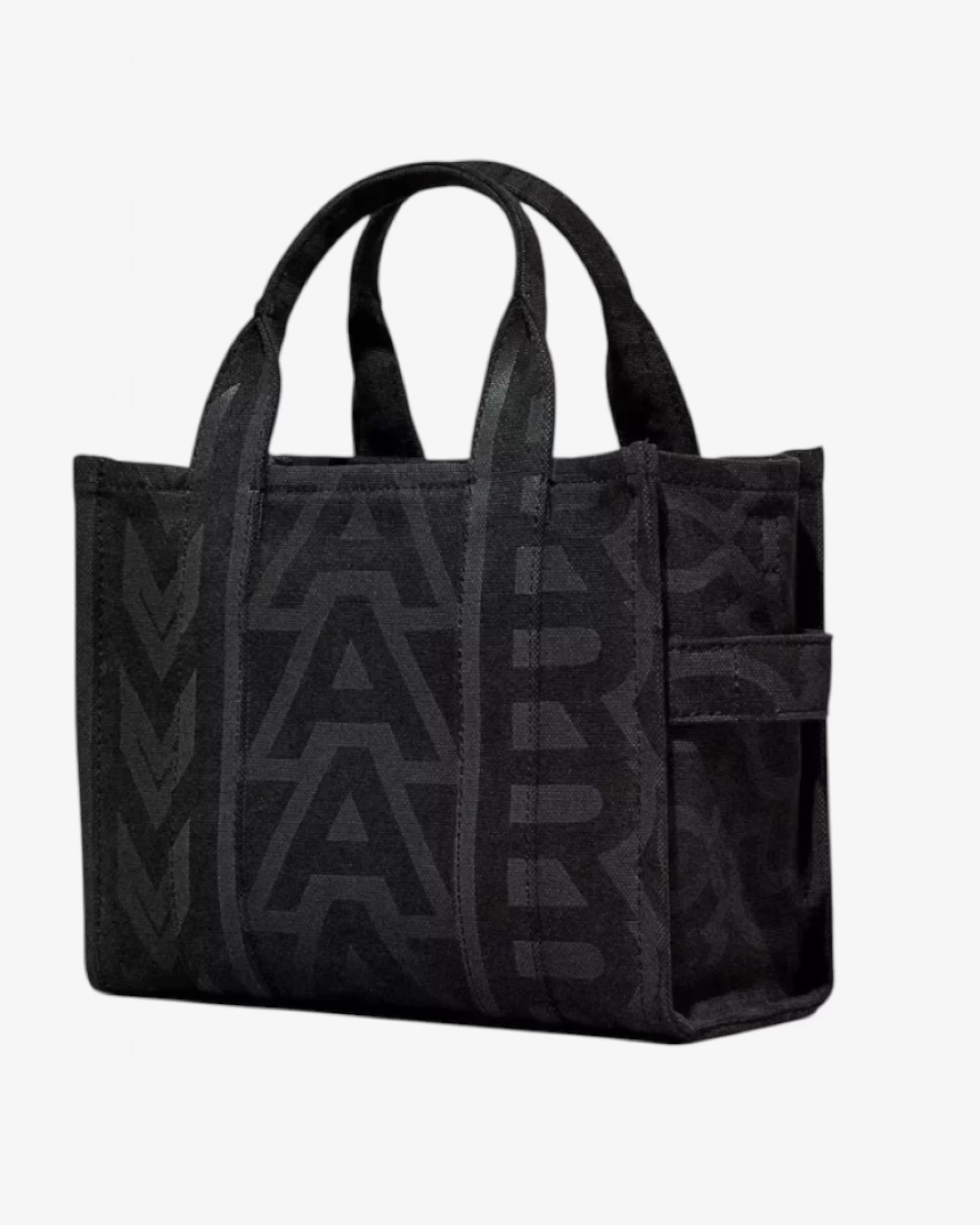 The Monogram Denim Medium Tote Bag Black Multi