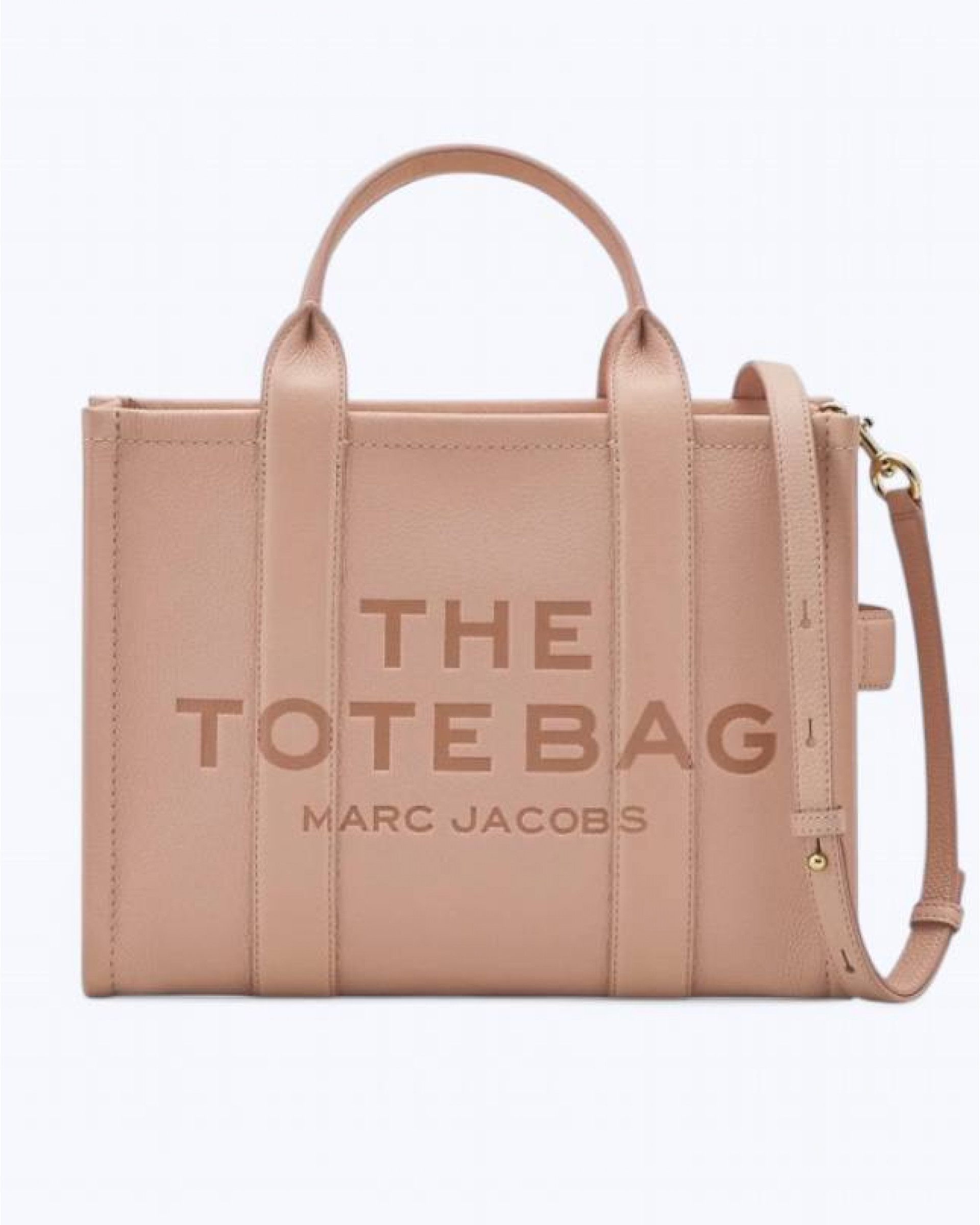 The Tote Bag Leather Medium - Rose Dust